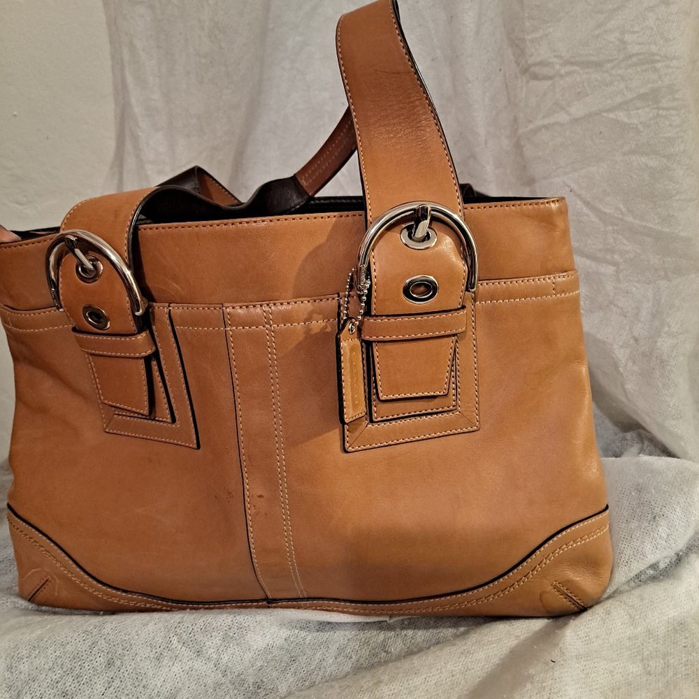 Beige Coach Bag